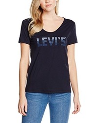 dunkelblaues T-shirt von Levi's