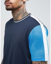 dunkelblaues T-shirt von Asos