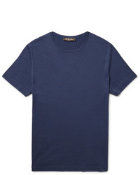 dunkelblaues T-shirt von Loro Piana