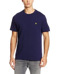 dunkelblaues T-shirt von Lyle & Scott