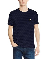 dunkelblaues T-shirt von Lyle & Scott