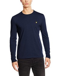 dunkelblaues T-shirt von Lyle & Scott