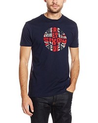 dunkelblaues T-shirt von Merc of London