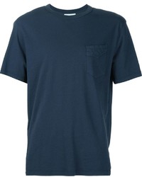 dunkelblaues T-shirt von Officine Generale