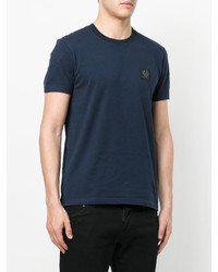 dunkelblaues T-shirt von Belstaff