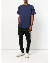 dunkelblaues T-shirt von MSGM