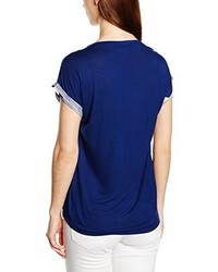 dunkelblaues T-shirt von Saint Tropez