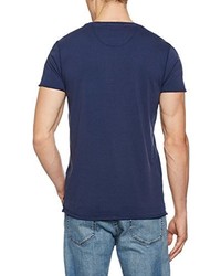 dunkelblaues T-shirt von Scotch & Soda