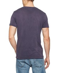 dunkelblaues T-shirt von Scotch & Soda