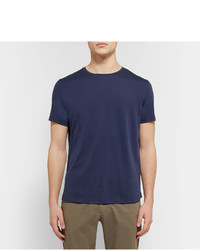 dunkelblaues T-shirt von Loro Piana