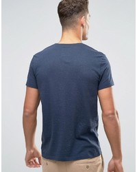 dunkelblaues T-shirt von Jack Wills