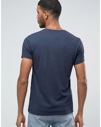 dunkelblaues T-shirt von Jack Wills