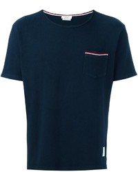 dunkelblaues T-shirt von Thom Browne