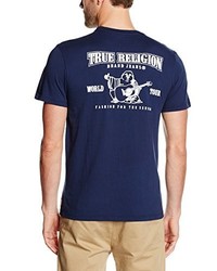 dunkelblaues T-shirt von True Religion