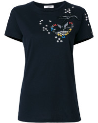 dunkelblaues T-shirt von Valentino
