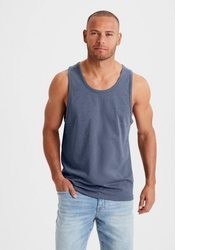 dunkelblaues Trägershirt von John Devin