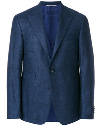dunkelblaues Tweed Sakko von Canali