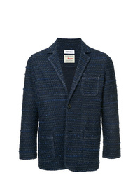 dunkelblaues Tweed Sakko von Coohem