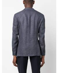 dunkelblaues Tweed Sakko von Lardini