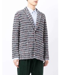 dunkelblaues Tweed Sakko von Coohem