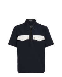 dunkelblaues und weißes Polohemd von Calvin Klein 205W39nyc