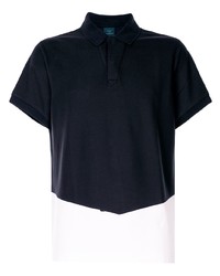 dunkelblaues und weißes Polohemd von Kent & Curwen