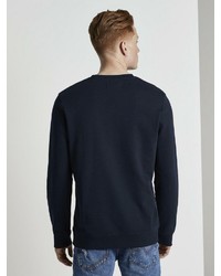 dunkelblaues und weißes Sweatshirt von Tom Tailor Denim