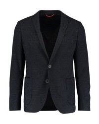 dunkelblaues vertikal gestreiftes Sakko von s.Oliver BLACK LABEL