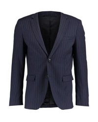 dunkelblaues vertikal gestreiftes Sakko von Sisley