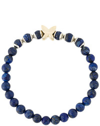 dunkelblaues Perlen Armband von fe-fe