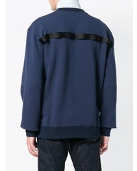 dunkelblaues verziertes Sweatshirt von Calvin Klein 205W39nyc