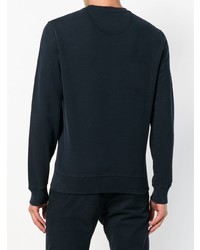 dunkelblaues verziertes Sweatshirt von Woolrich