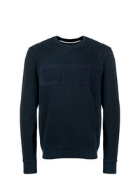 dunkelblaues verziertes Sweatshirt von Woolrich