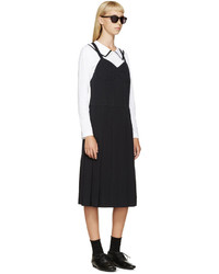 dunkelblaues Wollkleid von Comme des Garcons