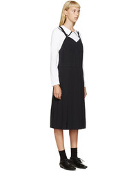 dunkelblaues Wollkleid von Comme des Garcons