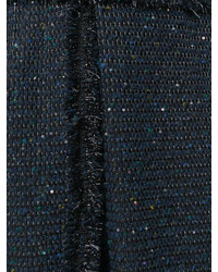 dunkelblaues Wollkleid von Talbot Runhof