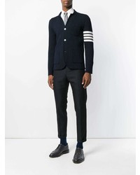 dunkelblaues Wollsakko von Thom Browne