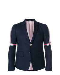 dunkelblaues Wollsakko von Thom Browne