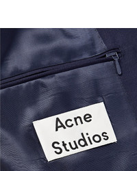 dunkelblaues Wollzweireiher-sakko von Acne Studios