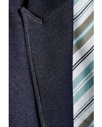 dunkelblaues Zweireiher-Sakko aus Jeans von NEXT