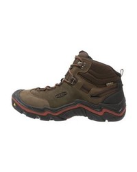 dunkelbraune Arbeitsstiefel von Keen
