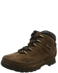 dunkelbraune Arbeitsstiefel von Timberland