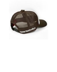 dunkelbraune bedruckte Baseballkappe von Weber GmbH