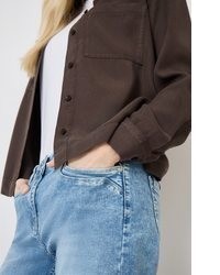 dunkelbraune Bluse von Cecil