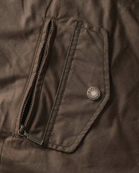 dunkelbraune Bomberjacke von Barbour