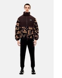 dunkelbraune Bomberjacke von Emporio Armani