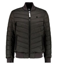 dunkelbraune Bomberjacke