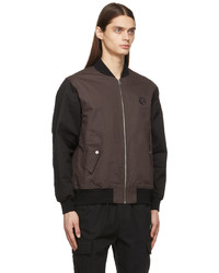 dunkelbraune Bomberjacke von Billionaire Boys Club