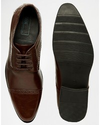 dunkelbraune Brogues von Asos