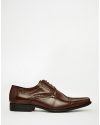 dunkelbraune Brogues von Asos